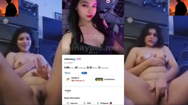 1k ang singil ni Chelsea para mapanood siyang magkalkal ng puke - Pinay video